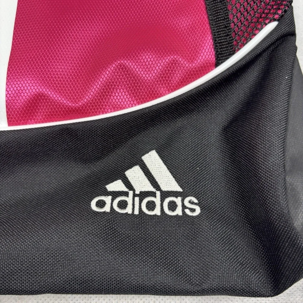 Adidas Alliance II Sackpack Shock Pink Bag Tote Backpack - Picture 2 of 9
